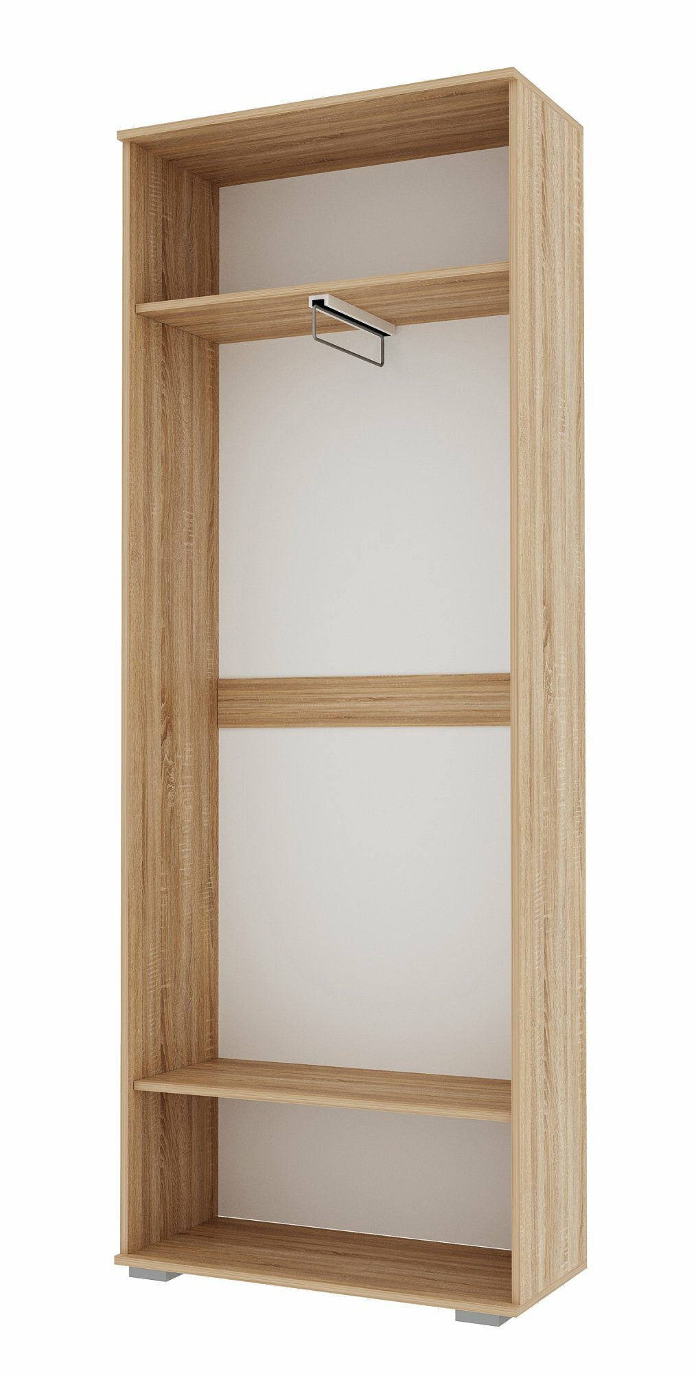 Шкаф для одежды Италия ШК-800 / Шкаф распашной / Шкаф 2-дверный (Ясень шимо тёмный/Ясень шимо светлый) - фотография № 2