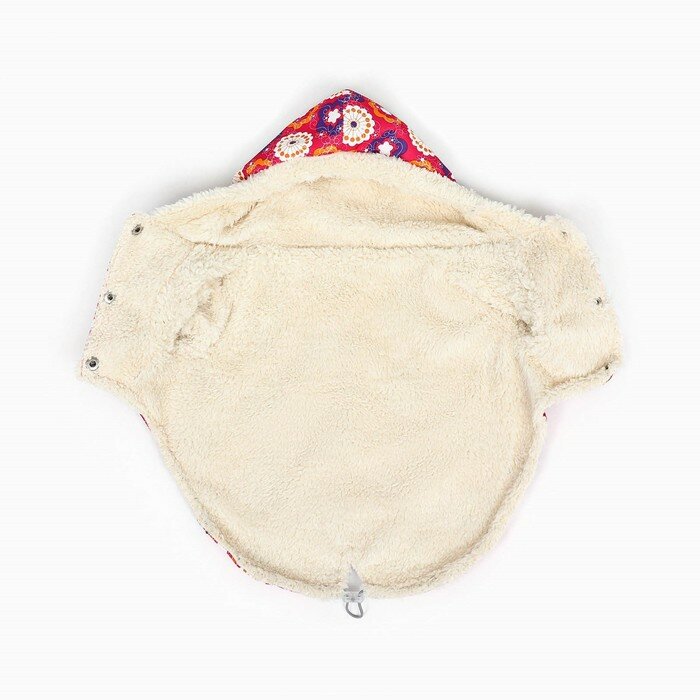 Куртка для животных, мембранная ткань + иск. мех, размер XS - фотография № 9