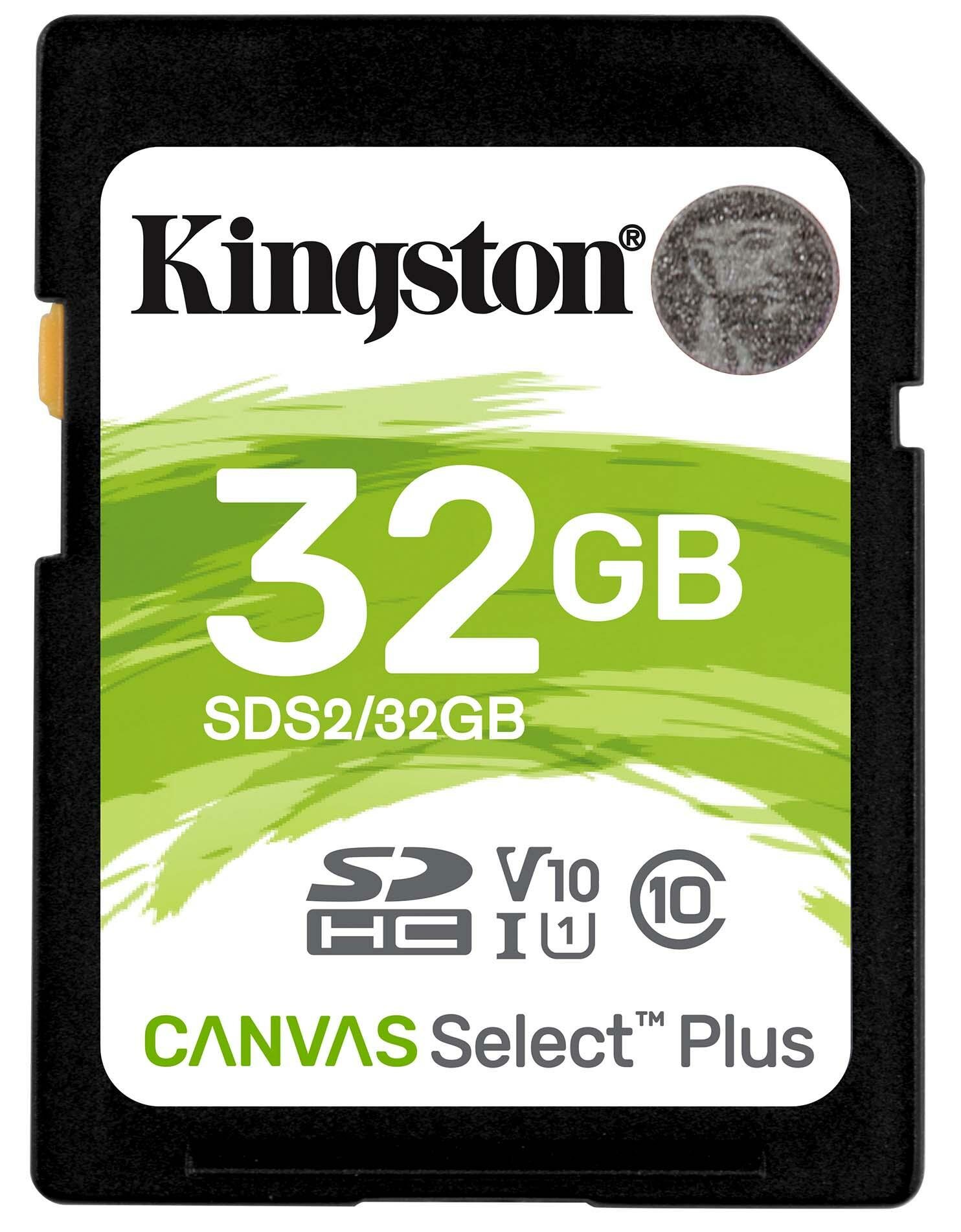 Карта памяти SDHC 32Gb Kingston Canvas Select Plus