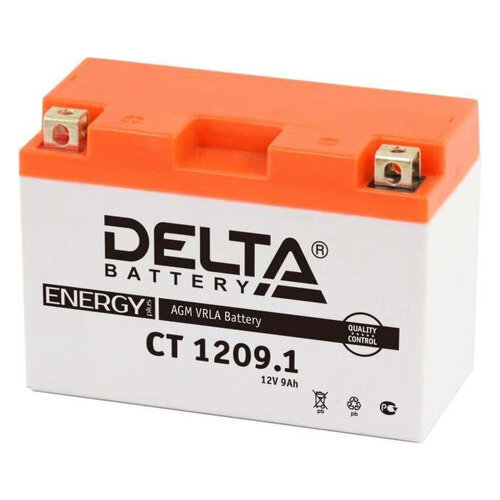 Аккумулятор для мотоциклов DELTA BATTERY CT 1209.1 9Ач 115A