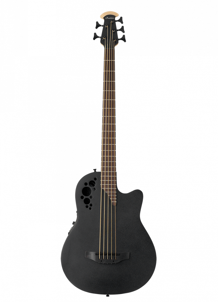 OVATION B7785TX-5 ELITE Mid Cutaway Black Textured пятиструнная электроакустическая бас-гитара (OV553283)