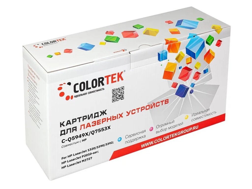 Картридж Colortek (схожий с HP Q5949X/Q7553X) для HP LaserJet P-2014/2015/2015D/2015N/M2727nf/1320/3390/3392