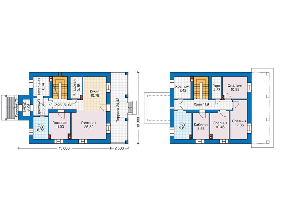 Проект дома Plans-60-85 (284 кв.м, газобетон) - фотография № 2