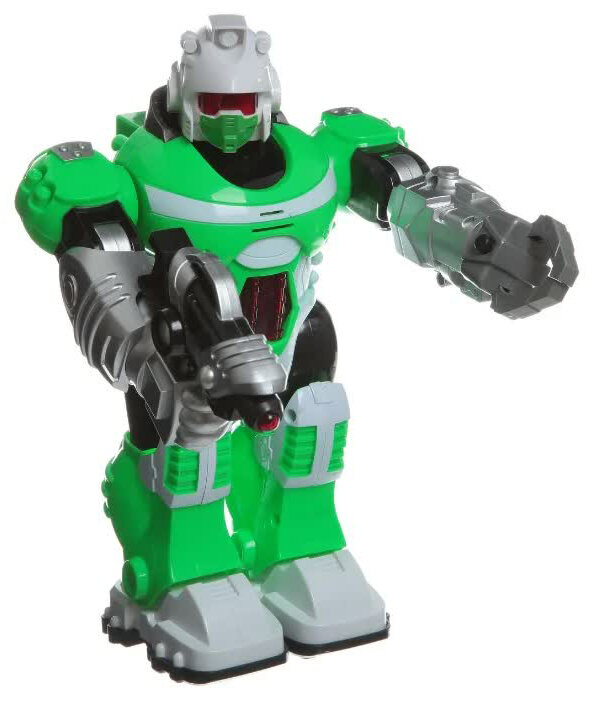 Робот Бласт на бат(свет,звук,движение)зеленый в коробке подвижные руки и голова ZYC-0752-2