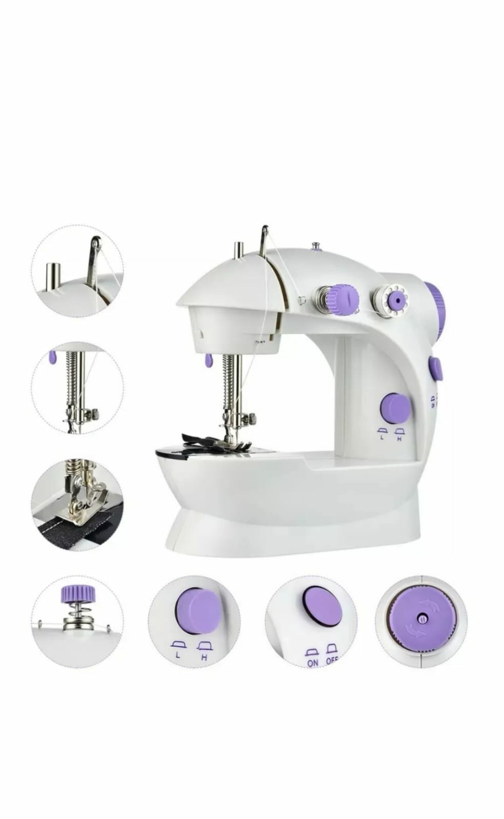 Швейная машинка Mini Sewing Machine SM-202A - фотография № 12