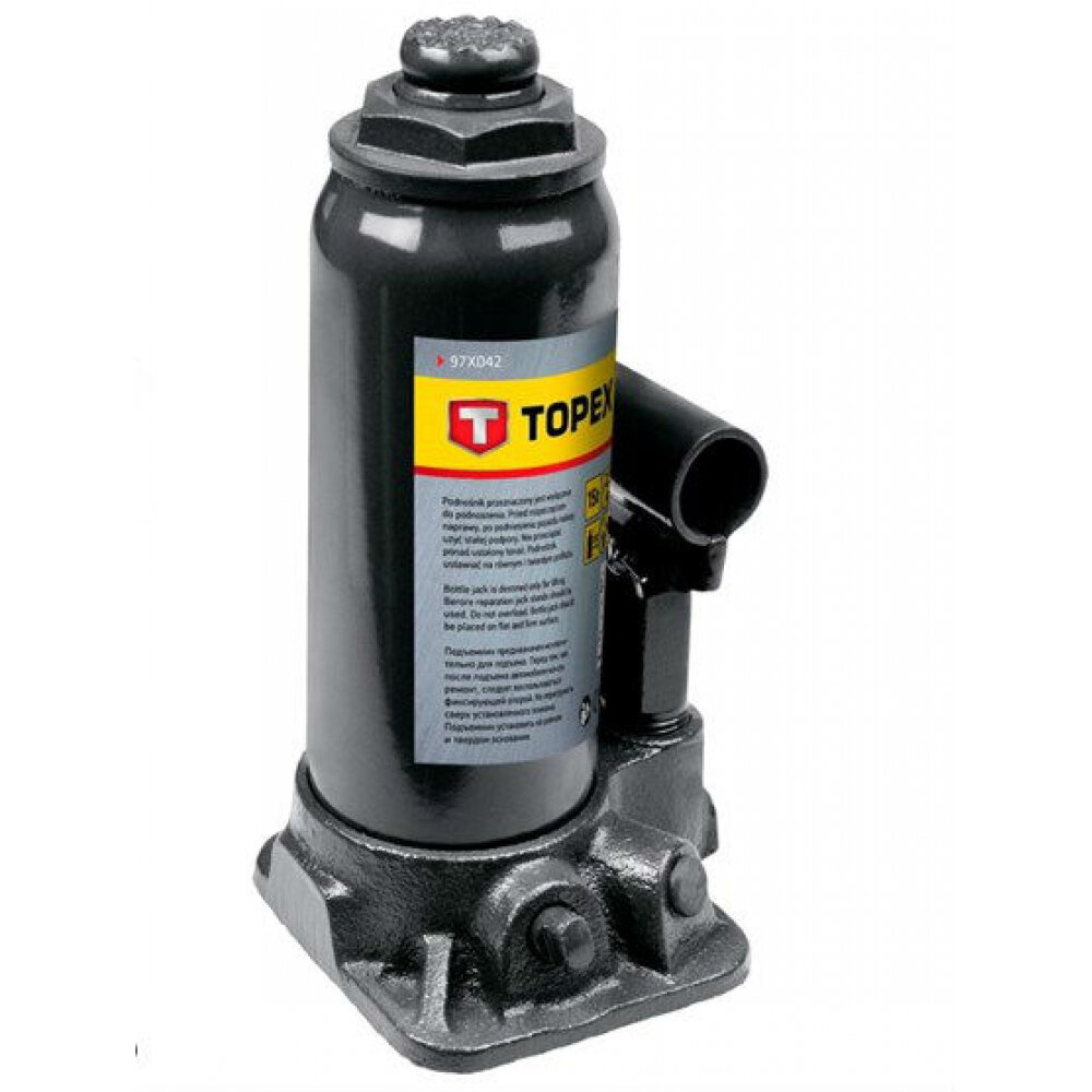 TOPEX Домкрат гидравлический бутылочный, 15 т, 230-460 мм 97x042