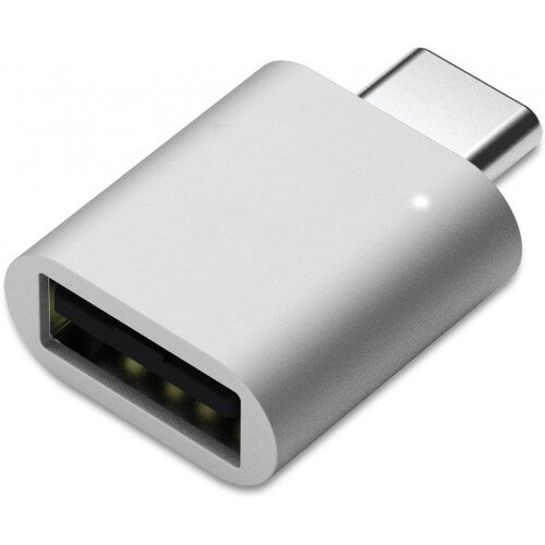 Адаптер Ks-is USB 3.0 Female в USB-C Male (KS-388S) серебристый