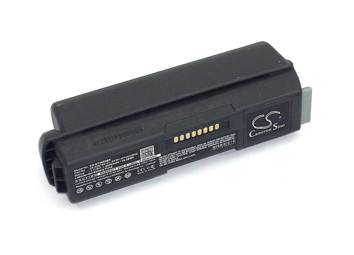 Аккумуляторная батарея (аккумулятор) CS-ET4090BX для терминала сбора данных Motorola Symbol WT4000 3,7V 4400mAh (Cameron Sino)
