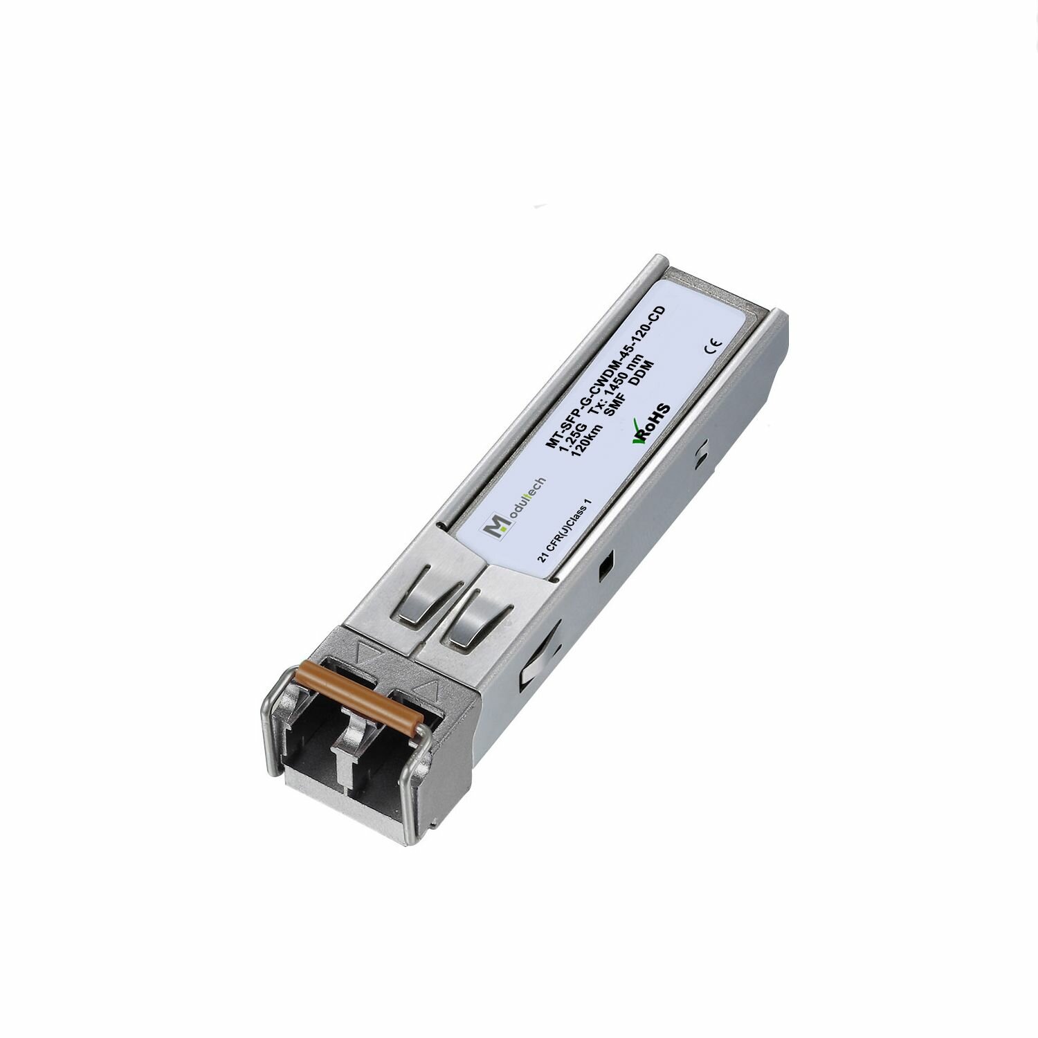 Модуль SFP CWDM 1,25 Гбит/с, 120 км, 1450 нм, SMF, LC