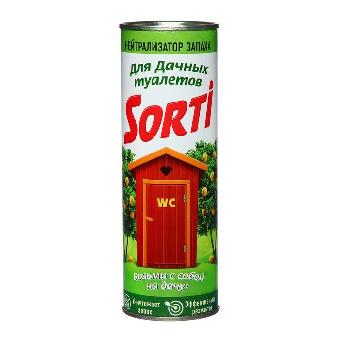 Нейтрализатор запаха для дачных туалетов Sorti, 500 г - фотография № 1