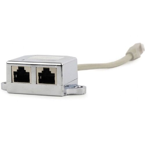 Разветвитель Cablexpert NCA-SP-02 штекер на два гнезда RJ45 FTP по-парный соеденитель локальной сети по одному проводу