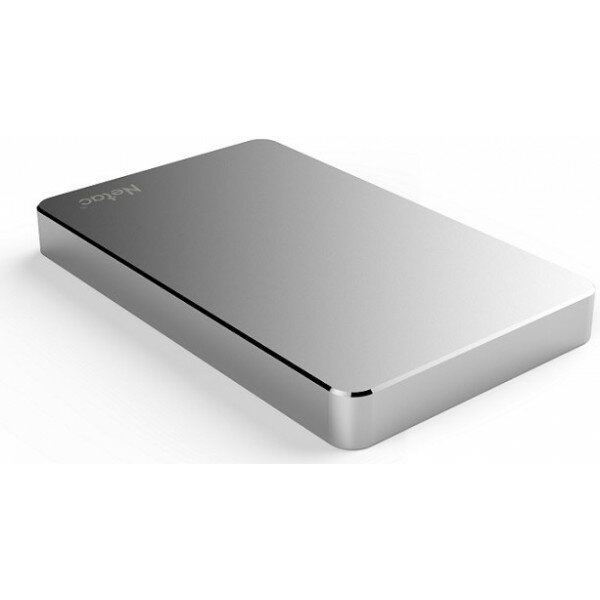 Внешний жесткий диск 2.5 Netac (NT05K330N-002T-30SL) 2Tb K330, micro USB 3.0, алюминиевый корпус, серебристый, retail