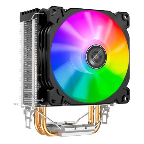 Кулер JONSBO CR-1200 LGA1700/115X/775/AM4/AM3/3+/AM2/+/FM2/+/FM1(45шт/кор, TDP 95W, 92mm ARGB Fan, 2 тепловые трубки, 3-pin) Retail