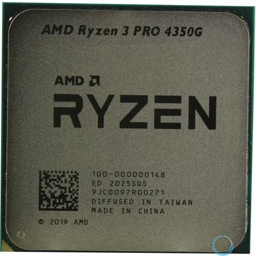 RYZEN 3 PRO 4350G OEM (Renoir, 7nm, C4/T8/GPU6, Base 3,80GHz, Turbo 4,00GHz, Radeon Graphics, L3 4Mb, TDP 65W, SAM4) (707544)