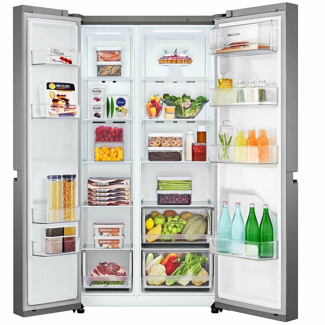 Холодильник (Side-by-Side) LG GC-B257JLYV