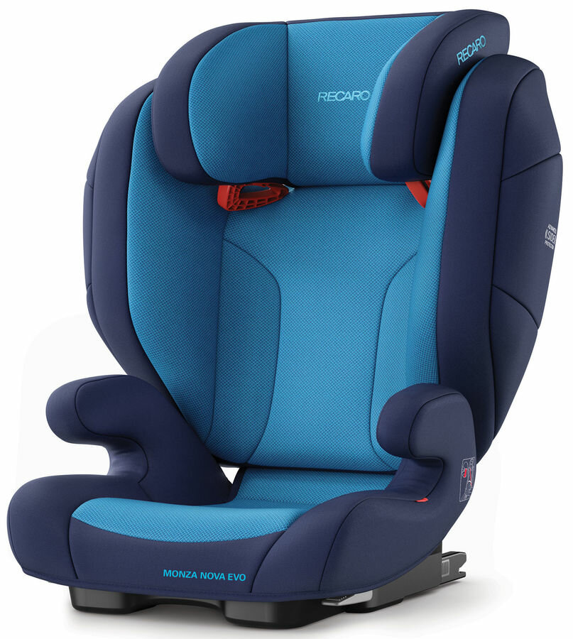 Автокресло детское RECARO Monza Nova Evo Seatfix Xeenon Blue, xenon blue, голубой, 1/2/3 [88012190050]