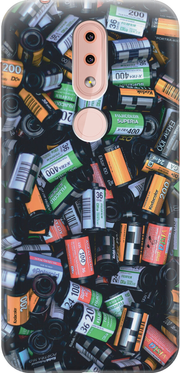 Силиконовый чехол на Nokia 4.2 / Нокиа 4.2 с принтом "Фотопленка"