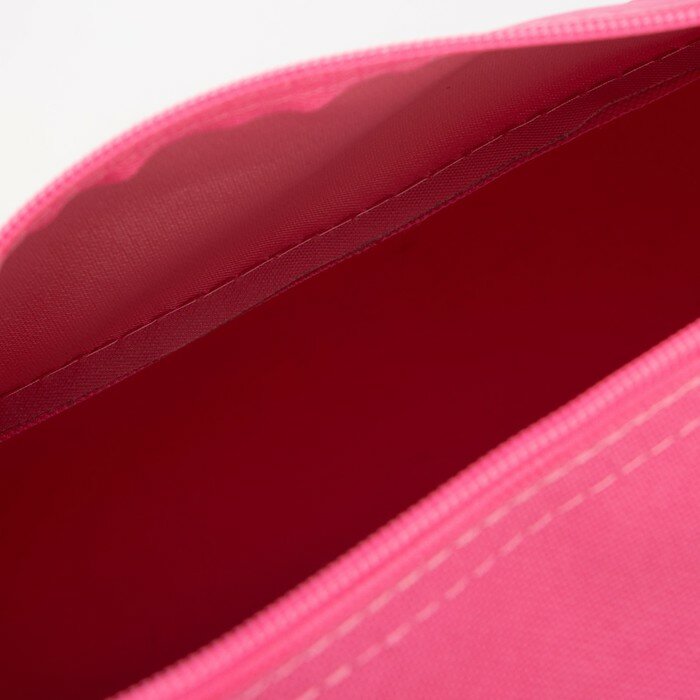 Сумка спортивная «Котик», 40х24х21, отд на молнии, 2 н/кармана, розовый - фотография № 3