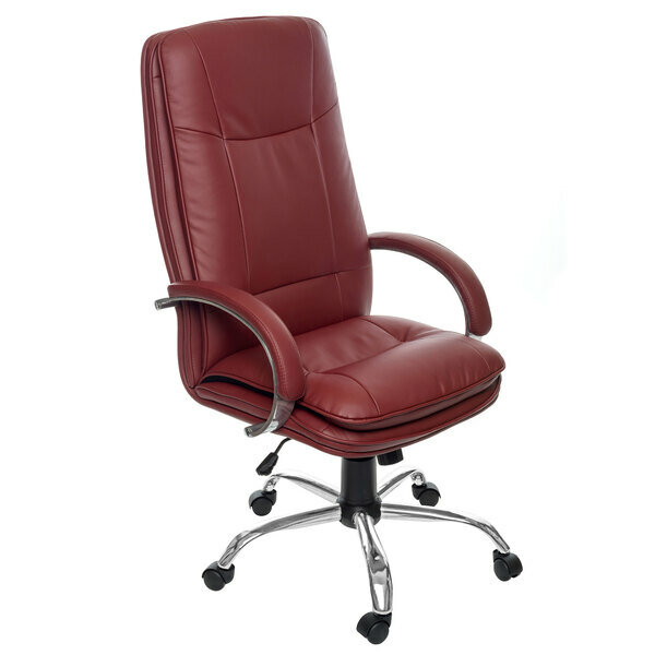 Компьютерное кресло Импульс-2 Бордовый офисное
