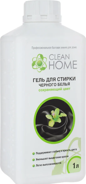 СМС Clean Home Гель для Стирки Черного Белья Сохраняющий Цвет 1Л (10) Химрос .