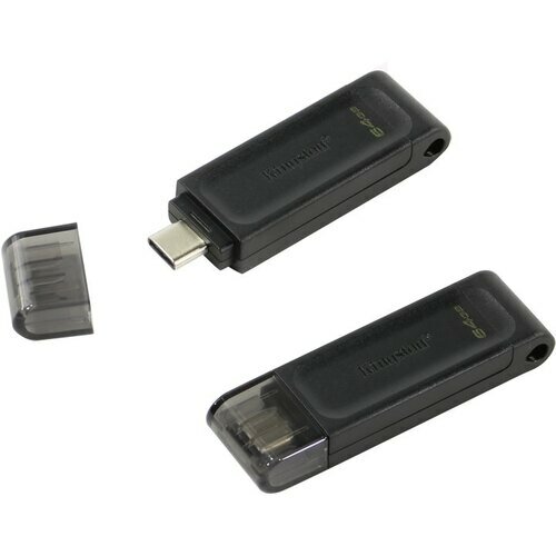 Флешка Kingston DataTraveler 70 DT70/64GB 64 Гб Black