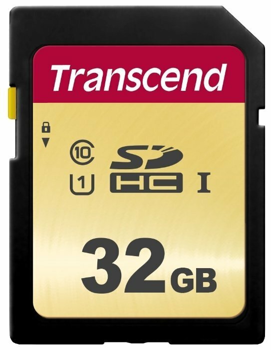 Карта памяти 32Gb Transcend SDHC Class 10 (TS32GSDC500S)