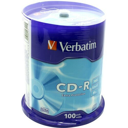 Диск CD-R Verbatim 43411/43430