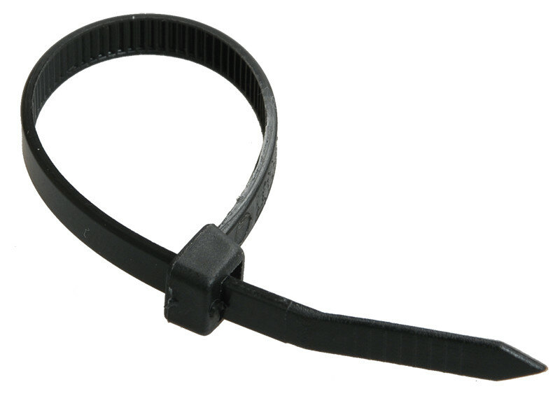 Стяжка кабельная хомут 4.8мм X 400мм черная (100шт) IEK, арт. UHH32-D048-400-100