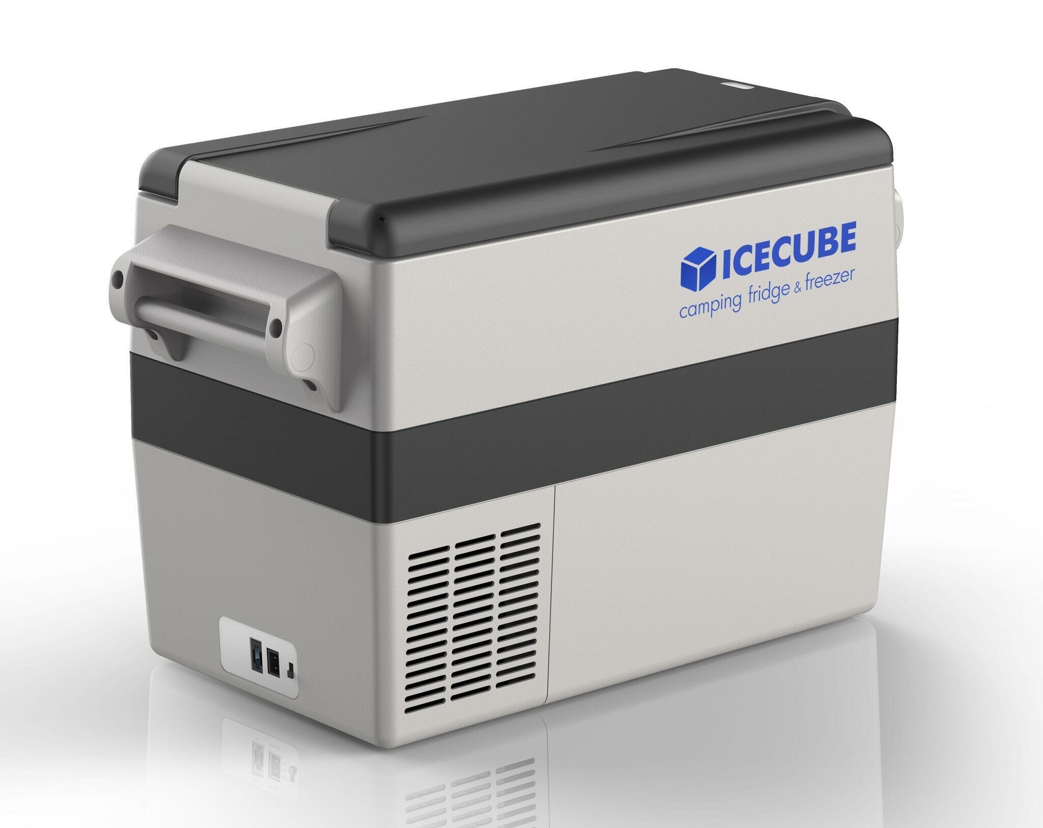 Компрессорный автохолодильник ICE CUBE IC40 Gray (39 литров)