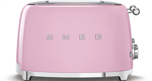 Тостер Smeg (TSF03PKEU) на 4 ломтика (Pink)