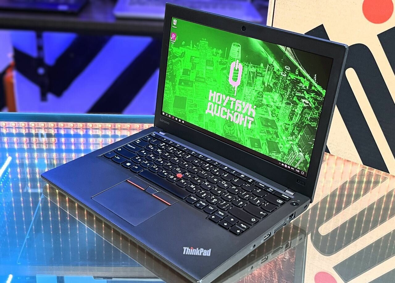 Ноутбук для работы Lenovo ThinkPad X270 12" с Intel Core i5, 4 ГБ ОЗУ и SSD 128 Гб windows 10 pro
