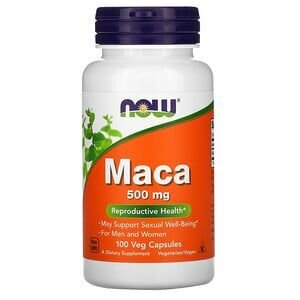 NOW Foods Maca - Мака, 500 мг 100 вегетарианских капсул