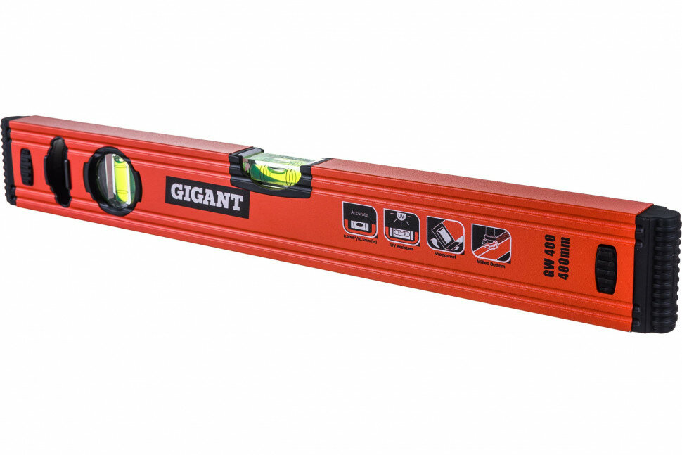 фото Алюминиевый строительный уровень Gigant 400 мм GW400