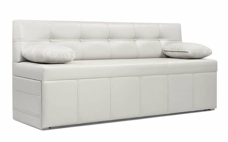 Кухонный диван со спальным местом Вена white