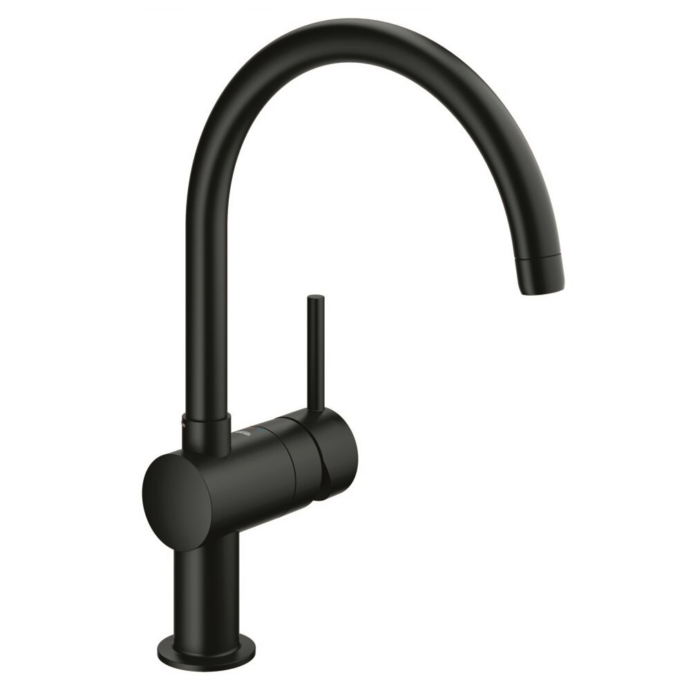 Смеситель для кухни GROHE Minta 32919KS0 однорычажный черный матовый