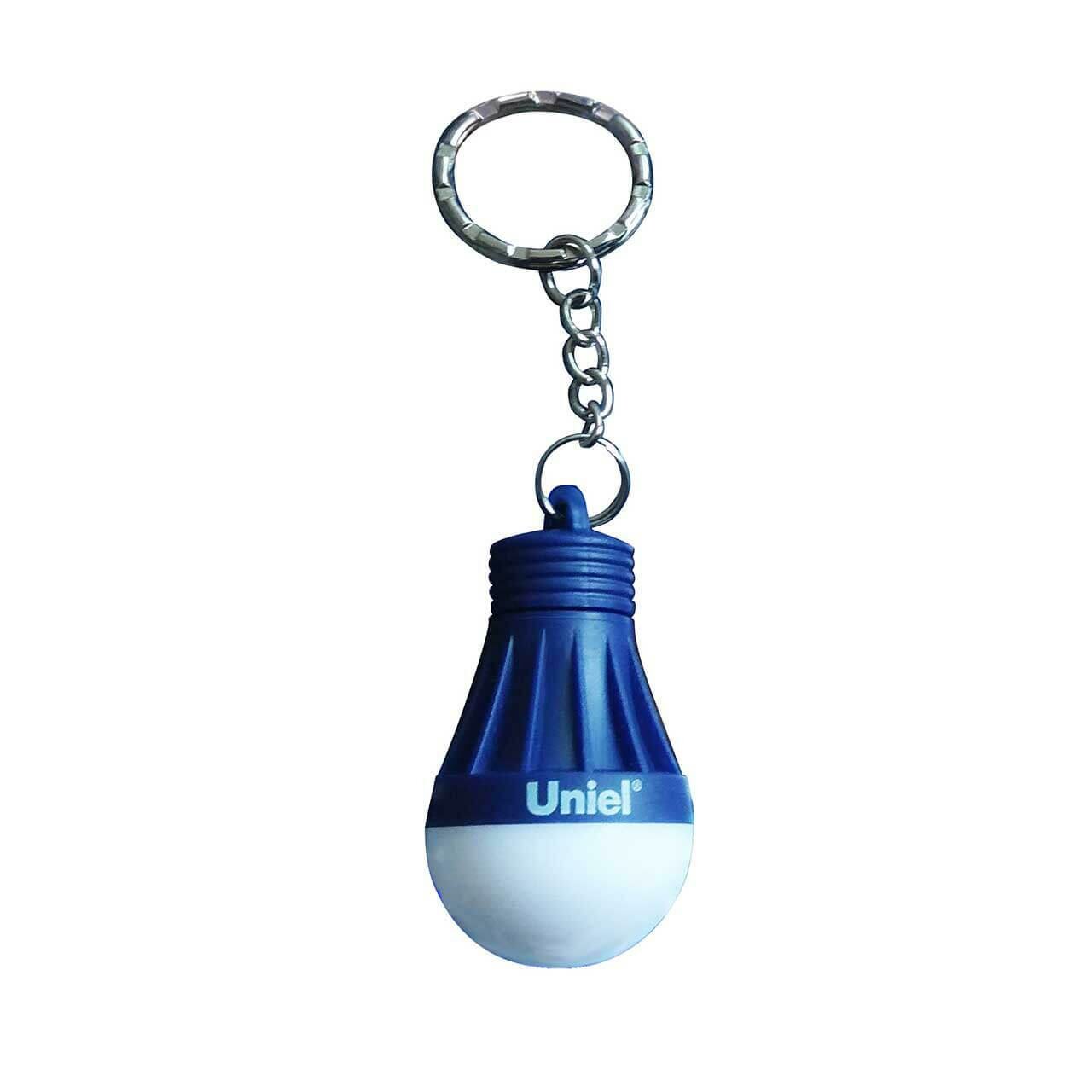 Uniel Фонарь-брелок светодиодный «Uniel» (UL-00004093) Uniel Standard Mini от батареек 55х30 S-KL023-T Blue