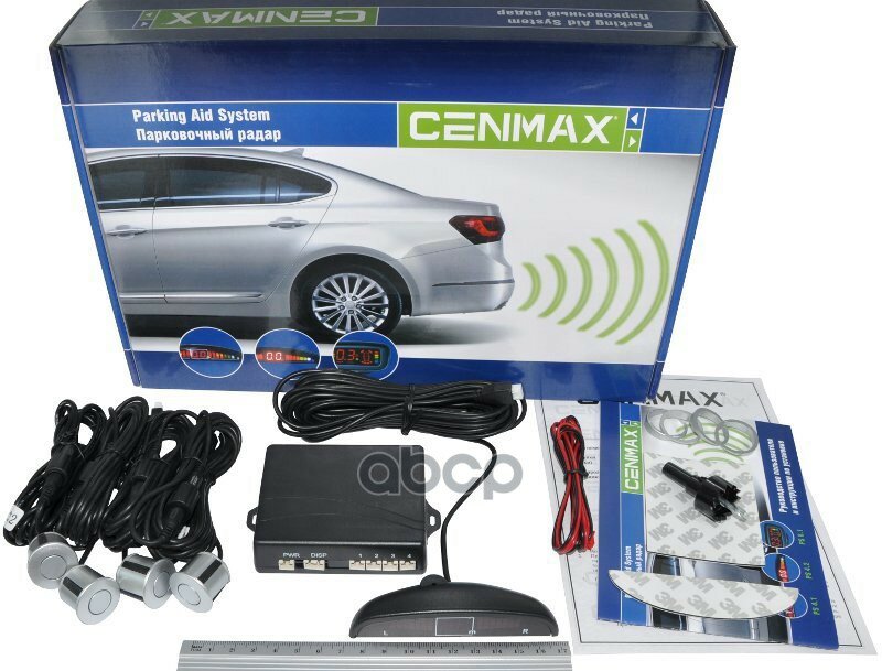 Парковочный Радар Cenmax Ps-4.1 Silver, 4 Датчика Cenmax арт. PS-4.1 s