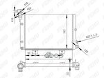 Радиатор Охлаждения (Сборный) Vaz 2106 FEHU арт. FRC1499M - изображение