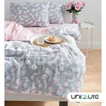 Евро комплект постельного белья UNIQCUTE поплин 50х70 12104/1 - изображение