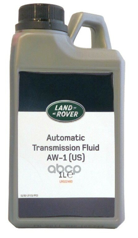 Масло Трансмиссионное Land Rover Atf Aw-1 (Us) 1 Л Lr 022460 LAND ROVER арт. LR 022460