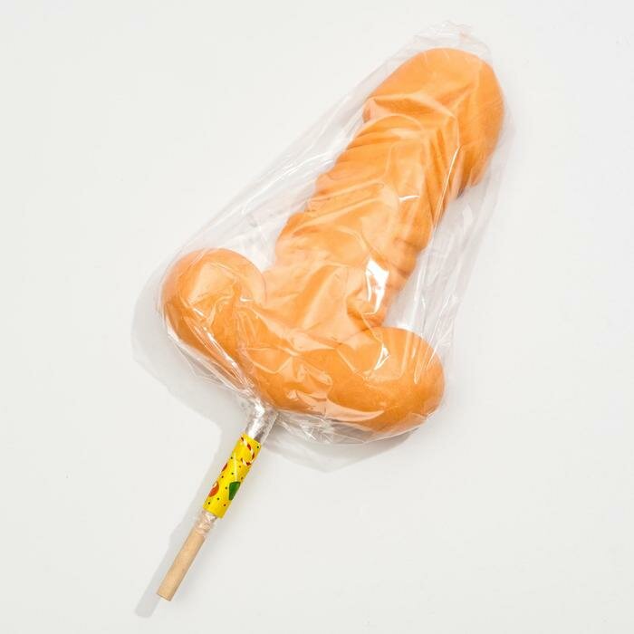 Карамель на палочке "Влечение", оранжевый, 140 г 6258557 - фотография № 4