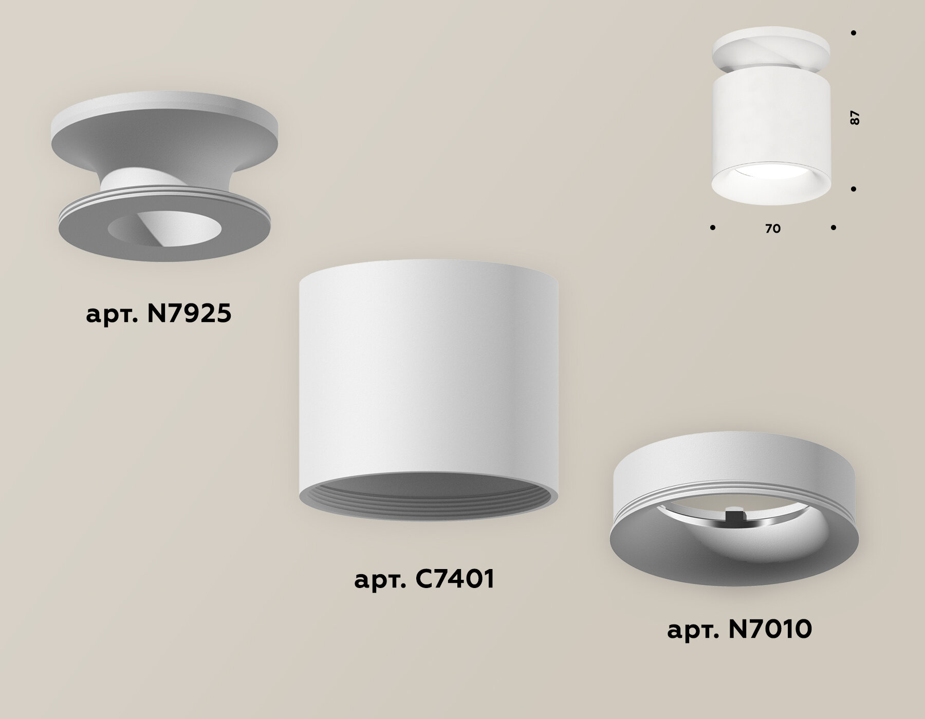 Ambrella light Накладной светильник Ambrella light Xs Techno Spot XS7401062 (N7925, C7401, N7010) - фотография № 4