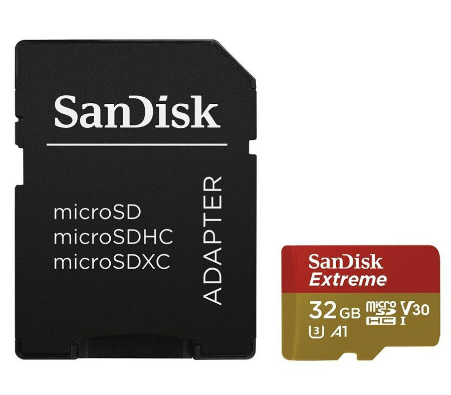 Карта памяти SanDisk MicroSDHC 32GB Extreme A1 U3 V30 UHS-I