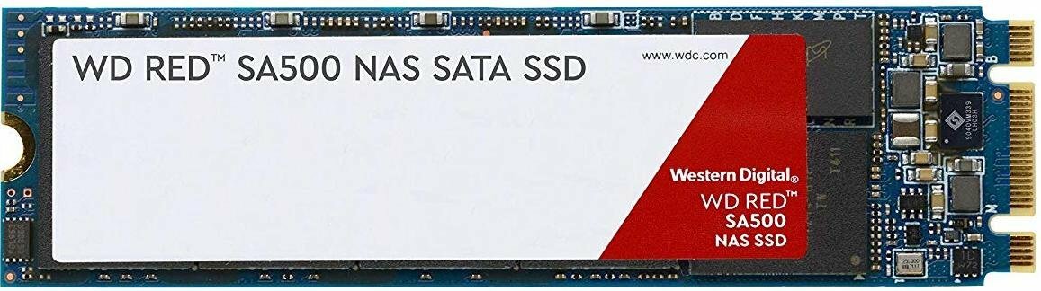 Накопитель SSD Western Digital WDS500G1R0B Red SA500 /SATA III/500GB /Скорость чтения 560МБайт/с Скорость записи 530МБайт/с