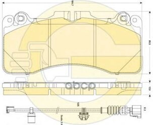 Колодки Тормозные Infiniti Fx35/37/50 08-/Gs35/37/25 06- Передние Girling арт. 6135059