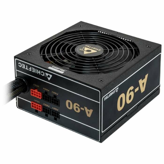 Блок питания Chieftec PSU GDP-650C 650W A-90 ATX2.3/EPS12V 230V CabMan RT 90%+ 14cm Fan Active PFC Fix:20+4, 8(4+4)p Mod:2x8(6+2)p,2x(SATAx3),3xMolex+Flop