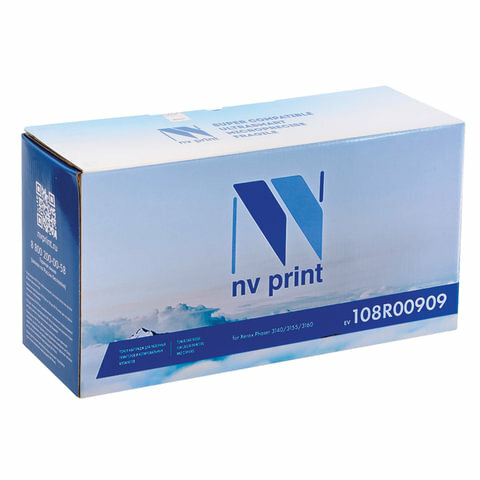 Картридж лазерный NV PRINT (NV-108R00909) для XEROX Phaser 3140/3155/3160, комплект 2 шт., ресурс 2500 стр.