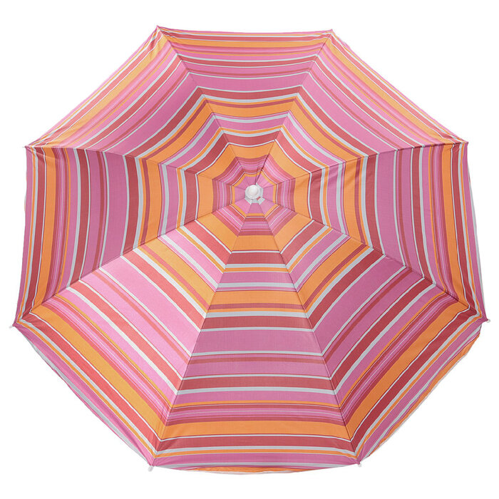 Зонт пляжный «Модерн» с серебряным покрытием, d=240 cм, h=220 см, цвет микс - фотография № 5