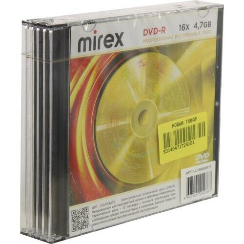 DVD-R диск Mirex - фото №1