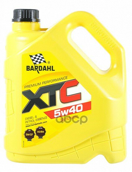 Bardahl Масло Синтетическое Всесезонное Xtc 5W40 4L